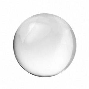 Bola de cristal K9 de 10cm de diametro.